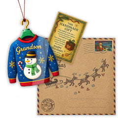 Christmas ornament with story card for gifting