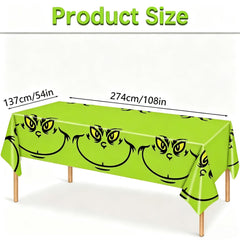 54 x 108 inch tablecloth for 8–10 guests