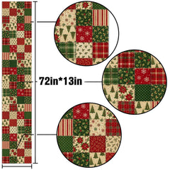 13 x 72 inches polyester linen like table runner