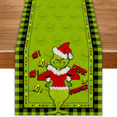 Christmas table runner 13x72 inch on dining table