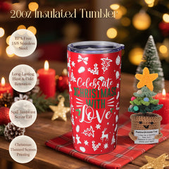 Christmas themed throw blanket included in gift set