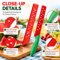 Multipurpose knife for bread lettuce and vegetables