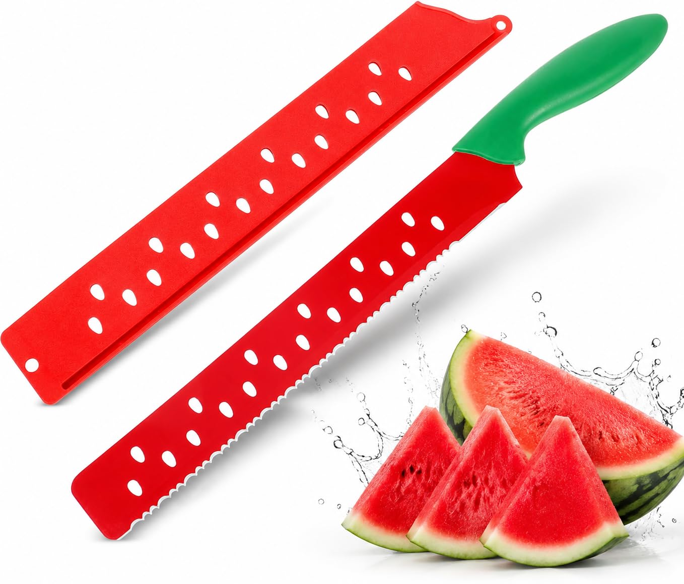 Ciieeo Watermelon Knife red and green design