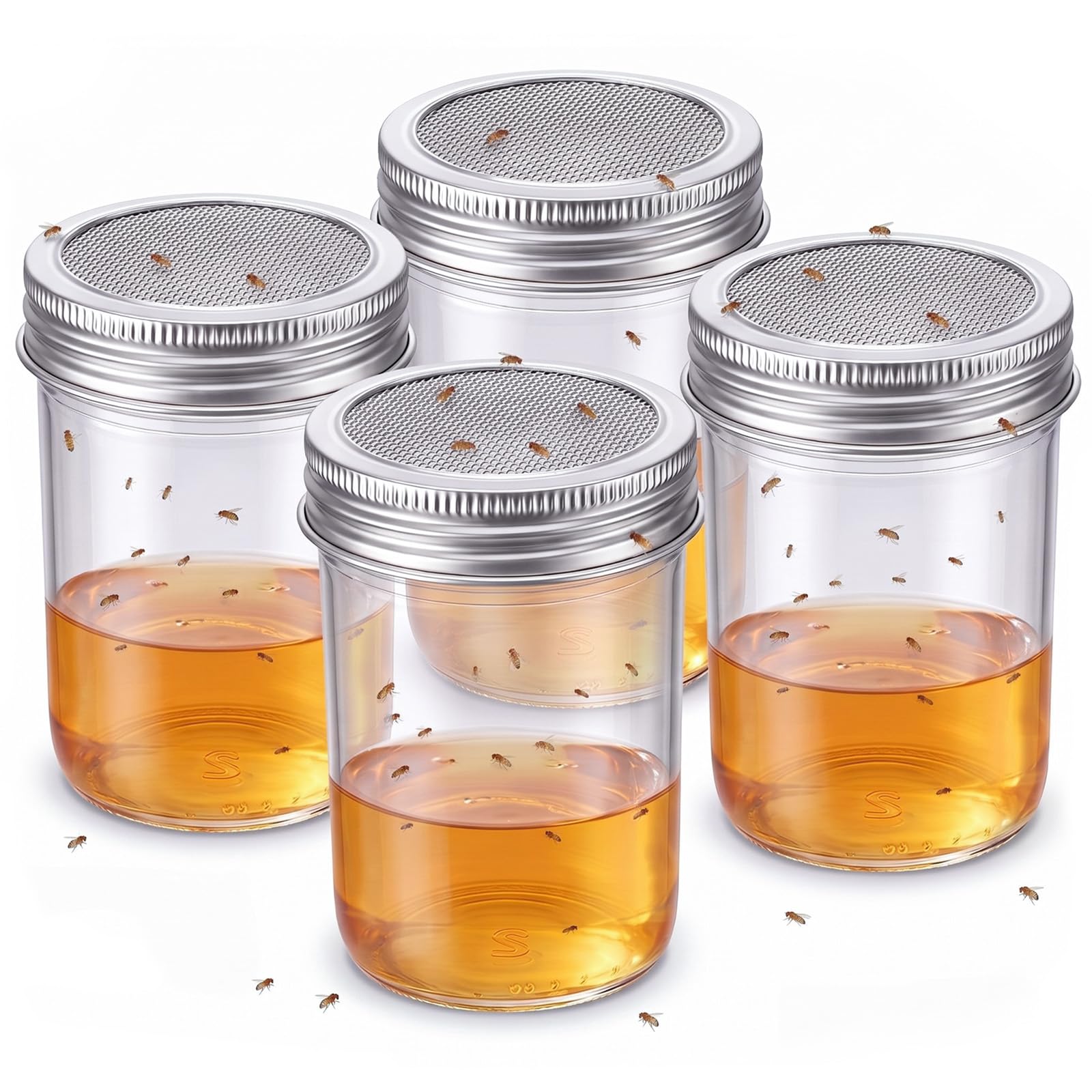 CimoroWin fruit fly traps in glass jars