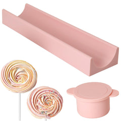 Circle Cake Pop Mold Set with tray and sticks