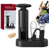 Circle Joy 4-in-1 wine bottle opener set with storage base
