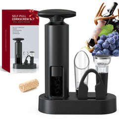 Circle Joy 4-in-1 wine bottle opener set with storage base