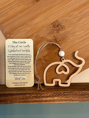 The Circle sisterhood friendship ornament design