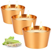 Citronella Candles Outdoor 3 Pack 3.5OZ tin jars