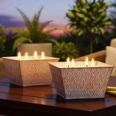 Citronella Candles Outdoor two 15oz four-wick candles in tin