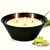 Citronella Candles Outdoor Large 23oz 3-Wick for patio decor