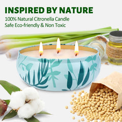 Outdoor patio set 12 oz citronella candle image