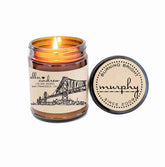 City skyline wedding candle product image