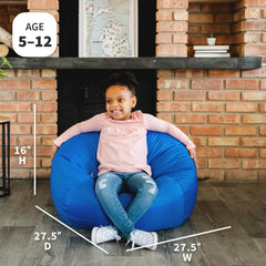 Classic bean bag chair for kids reading nook