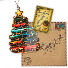 Timeless holiday ornament with detailed finish