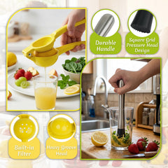 classic muddler for releasing citrus oils