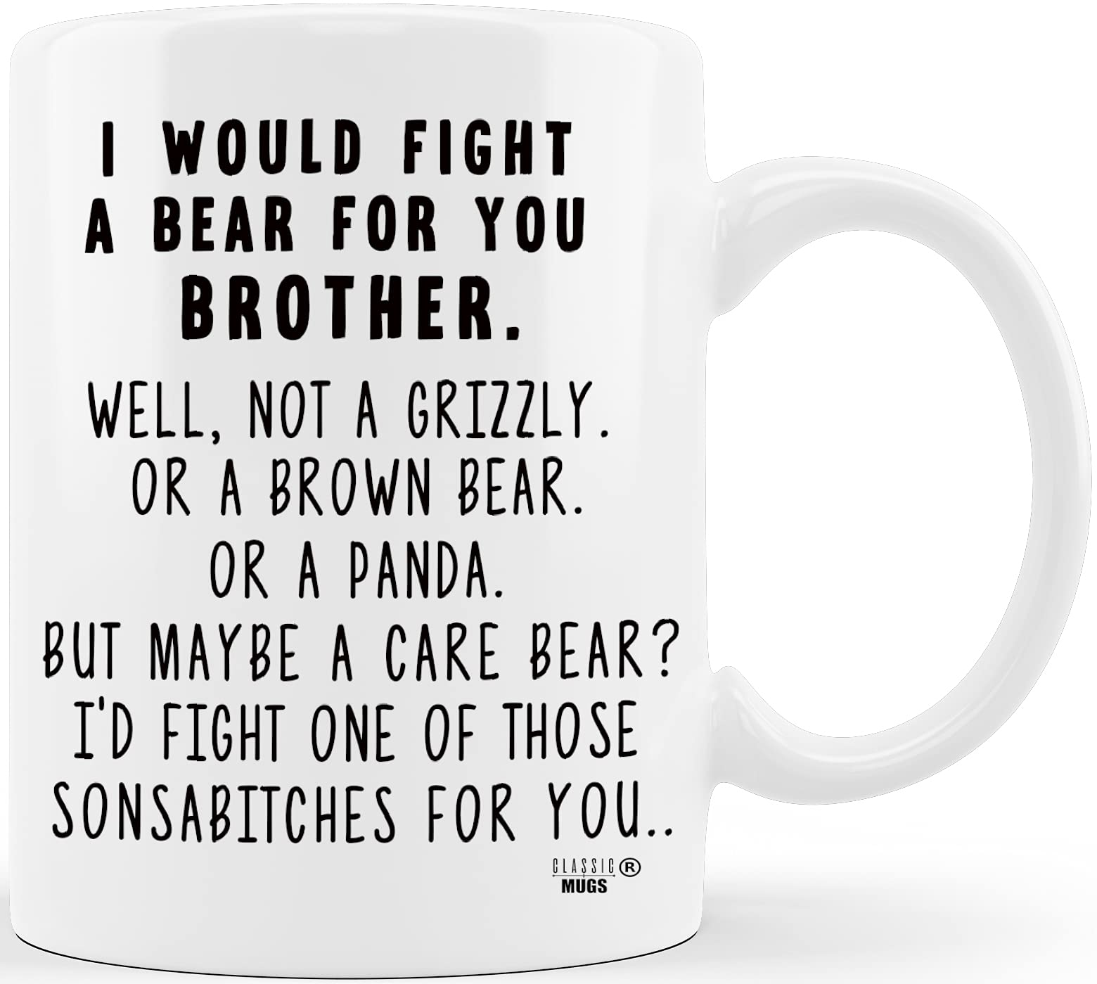 Classic Mugs brother mug 11oz