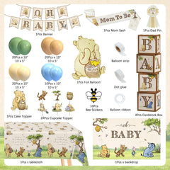 Classic Winnie Pooh balloon arch in kit