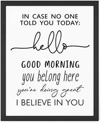 I Believe in You classroom sign 8x10 unframed