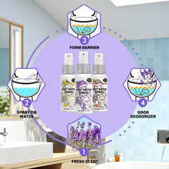 Clean-n-Fresh Toilet Spray Hibiscus 1.7 Fl Oz bottle