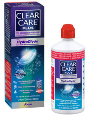 CLEAR CARE Plus Cleaning & Disinfecting Contact Lens Solution bottle 12 Oz