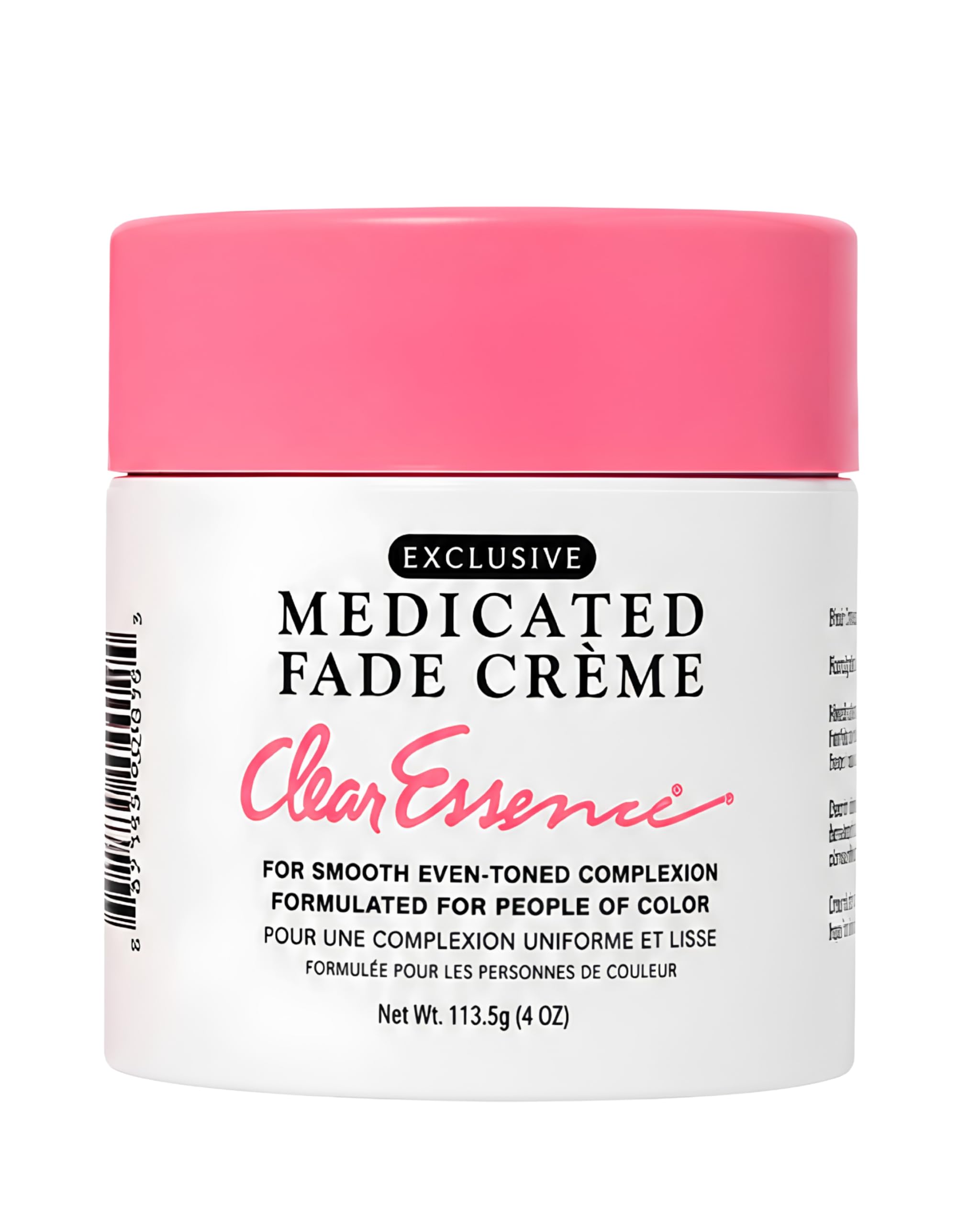 Clear Essence Exclusive Medicated Fade Creme 4 oz container
