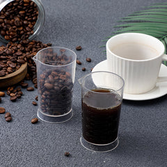 Transparent beaker measuring cups for hair dye and other liquids