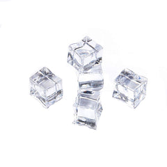 Acrylic ice cubes 20mm clear used as vase fillers and display accents