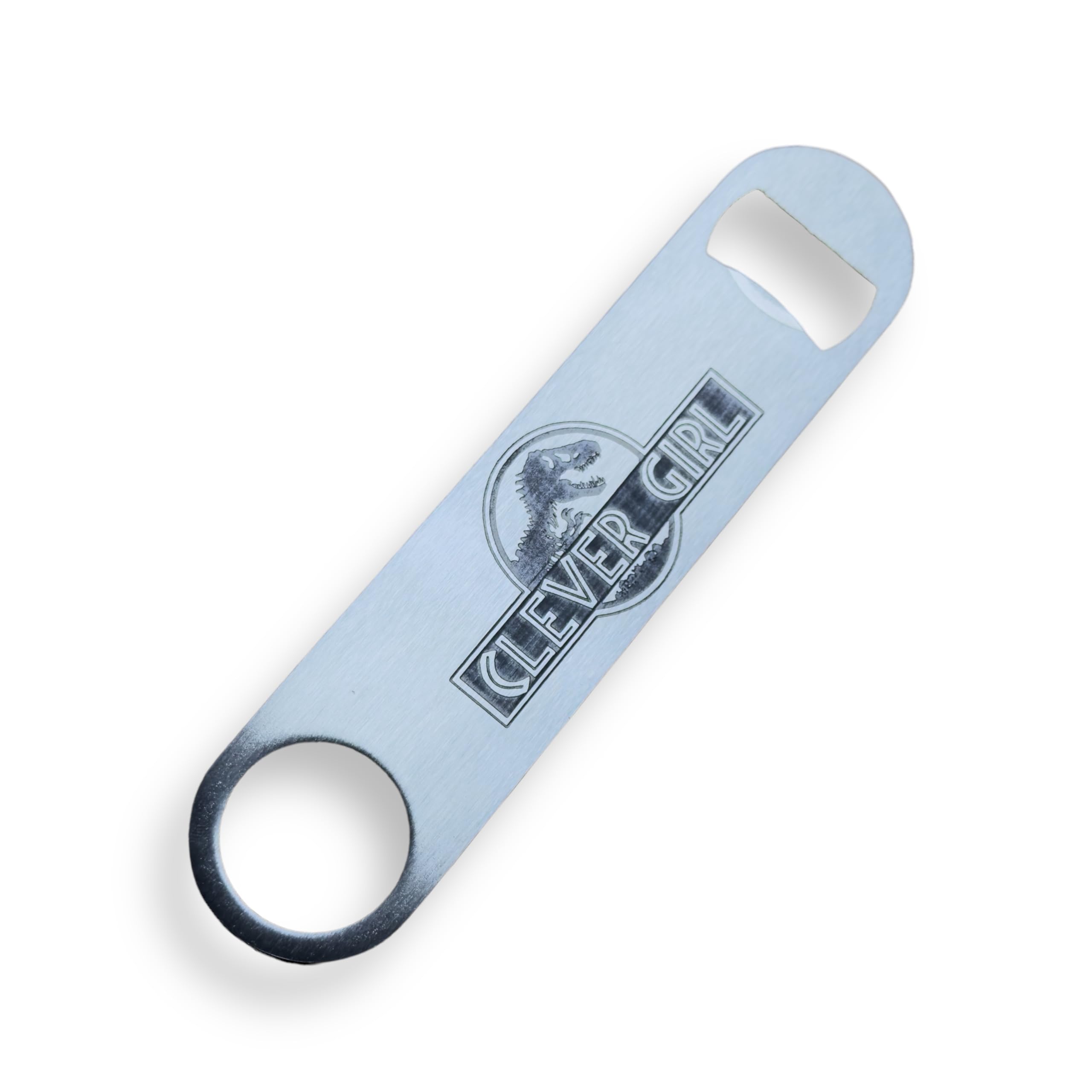 Clever Girl bottle opener stainless steel