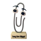 Clippy Office Assistant Figurine on desk retro design
