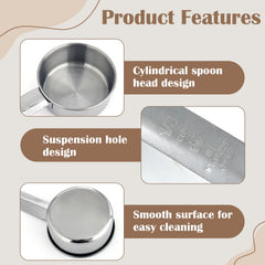 Dual-scale 60ml and 1/4 cup on Clofiak measuring scoop