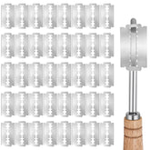 Clofiak 40Pcs bread lame blades refill set for bakers
