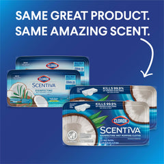 Clorox Scentiva coconut waterlily scented mop pad