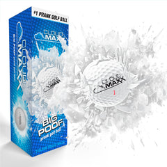 CloudMAXX exploding golf balls 3 pack on golf course