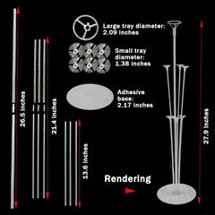 Balloon stand kit for table and floor by CLoverHust