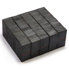 CMS MAGNETICS 50-piece ceramic domino block magnets 1-7/8 x 7/8 x 3/8 in
