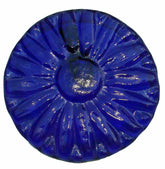 Cobalt blue flower sun catcher handmade