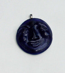 Diameter 2 1/4 to 2 3/4 inches cobalt blue suncatcher