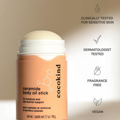 Cocokind Ceramide Body Oil Stick 1.7 Oz detail