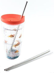 CocoStraw stainless steel straw 10.5 inch length for 24 oz Tervis cup