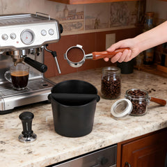 6 inch diameter knock box suitable for espresso machines