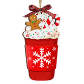 Coffee Ornament mini cup design for coffee lovers
