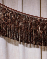 Coffee party decor fringe banner by xo