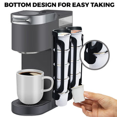 Coffee pod holder for Keurig on side mount