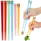 Coikcer fiberglass reusable chopsticks adult pair 9.57 inch