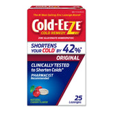 Cold-Eeze Original Natural Cherry Zinc Lozenges 25 ct label