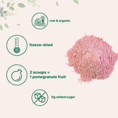 Cold pressed pomegranate juice powder packaging