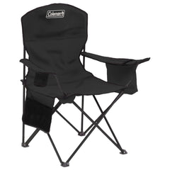 Coleman portable camping chair with built-in 4-can cooler