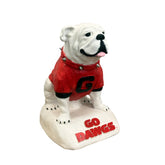 College Bronze Georgia Bulldogs UGA Mascot table top figurine