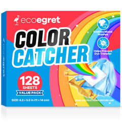 ecoegret color catcher for laundry 128 count package